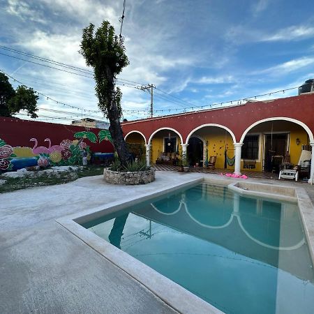 Villa La Casa Rosal, Pool à Campeche Extérieur photo