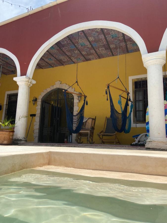 Villa La Casa Rosal, Pool à Campeche Extérieur photo